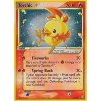 Torchic Gold Star 108/109 EX Team Rocket Returns Holo Ultra Rare Pokemon Card NEAR MINT TCG
