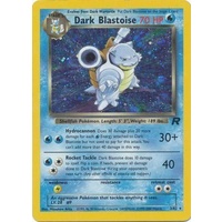 LIGHTLY PLAYED Dark Blastoise 3/82 Team Rocket Unlimited Holo Rare Pokemon Card TCG