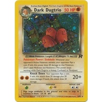 Dark Dugtrio 6/82 Team Rocket Unlimited Holo Rare Pokemon Card NEAR MINT TCG