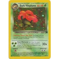 Dark Vileplume 13/82 Team Rocket Unlimited Holo Rare Pokemon Card NEAR MINT TCG