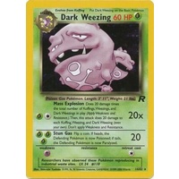 Dark Weezing 14/82 Team Rocket Unlimited Holo Rare Pokemon Card NEAR MINT TCG