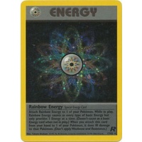 Rainbow Energy 17/82 Team Rocket Unlimited Holo Rare Pokemon Card NEAR MINT TCG