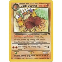 Dark Dugtrio 23/82 Team Rocket Unlimited Rare Pokemon Card NEAR MINT TCG