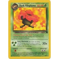 Dark Vileplume 30/82 Team Rocket Unlimited Rare Pokemon Card NEAR MINT TCG