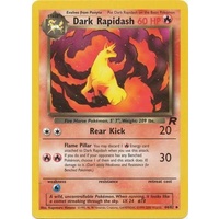 Dark Rapidash 44/82 Team Rocket Unlimited Uncommon Pokemon Card NEAR MINT TCG