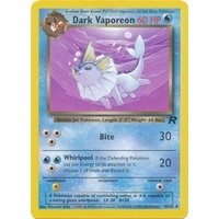 Dark Vaporeon 45/82 Team Rocket Unlimited Uncommon Pokemon Card NEAR MINT TCG