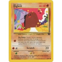 Diglett 52/82 Team Rocket Unlimited Common Pokemon Card NEAR MINT TCG