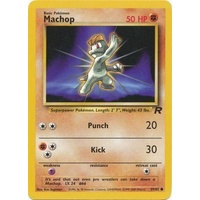 Machop 59/82 Team Rocket Unlimited Common Pokemon Card NEAR MINT TCG