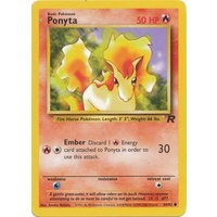 Ponyta 64/82 Team Rocket Unlimited Common Pokemon Card NEAR MINT TCG