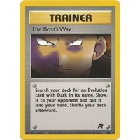 The Boss's Way 73/82 Team Rocket Unlimited Uncommon Trainer Pokemon Card NEAR MINT TCG