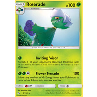 Roserade 5/156 SM Ultra Prism Rare Pokemon Card NEAR MINT TCG