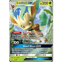 Leafeon GX 13/156 SM Ultra Prism Holo Ultra Rare Pokemon Card NEAR MINT TCG