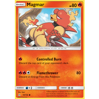 Magmar 18/156 SM Ultra Prism Common Pokemon Card NEAR MINT TCG