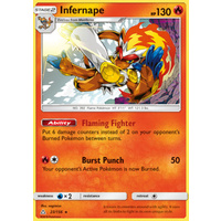 Infernape 23/156 SM Ultra Prism Holo Rare Pokemon Card NEAR MINT TCG
