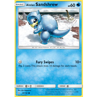 Alolan Sandshrew 28/156 SM Ultra Prism Common Pokemon Card NEAR MINT TCG