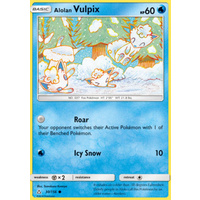Alolan Vulpix 30/156 SM Ultra Prism Common Pokemon Card NEAR MINT TCG