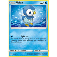 Piplup 31/156 SM Ultra Prism Common Pokemon Card NEAR MINT TCG