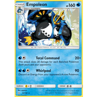 Empoleon 34/156 SM Ultra Prism Rare Pokemon Card NEAR MINT TCG