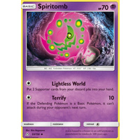 Spiritomb 53/156 SM Ultra Prism Uncommon Pokemon Card NEAR MINT TCG