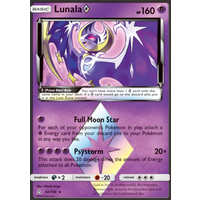 Lunala 62/156 SM Ultra Prism Holo Rare Prism Star Pokemon Card NEAR MINT TCG
