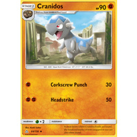 Cranidos 64/156 SM Ultra Prism Uncommon Pokemon Card NEAR MINT TCG