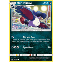 Honchkrow 72/156 SM Ultra Prism Uncommon Pokemon Card NEAR MINT TCG