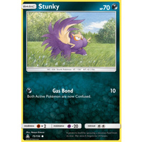 Stunky 75/156 SM Ultra Prism Common Pokemon Card NEAR MINT TCG