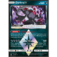 Darkrai 77/156 SM Ultra Prism Holo Rare Prism Star Pokemon Card NEAR MINT TCG