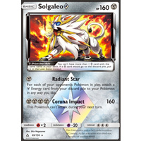 Solgaleo 89/156 SM Ultra Prism Holo Rare Prism Star Pokemon Card NEAR MINT TCG