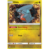 Gible 97/156 SM Ultra Prism Common Pokemon Card NEAR MINT TCG