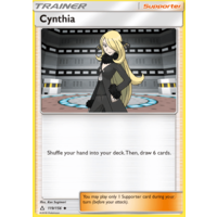 Cynthia 119/156 SM Ultra Prism Uncommon Trainer Pokemon Card NEAR MINT TCG