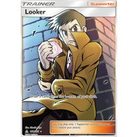 Looker 152/156 SM Ultra Prism Holo Ultra Rare Full Art Pokemon Card NEAR MINT TCG
