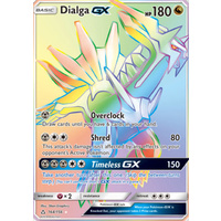 Dialga GX 164/156 SM Ultra Prism Holo Hyper Rare Full Art Pokemon Card NEAR MINT TCG