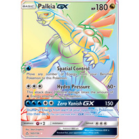 Palkia GX 165/156 SM Ultra Prism Holo Hyper Rare Full Art Pokemon Card NEAR MINT TCG