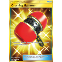 Crushing Hammer 166/156 SM Ultra Prism Holo Secret Rare Full Art Pokemon Card NEAR MINT TCG