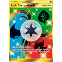 Unit Energy GFW 170/156 SM Ultra Prism Holo Secret Rare Full Art Pokemon Card NEAR MINT TCG