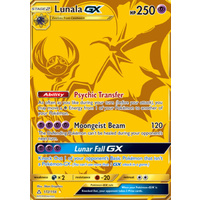 Lunala GX 172/156 SM Ultra Prism Holo Secret Rare Full Art Pokemon Card NEAR MINT TCG