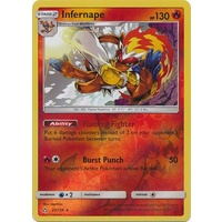 Infernape 23/156 SM Ultra Prism Reverse Holo Rare Pokemon Card NEAR MINT TCG