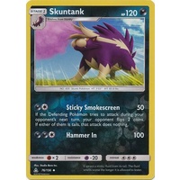 Skuntank 76/156 SM Ultra Prism Reverse Holo Uncommon Pokemon Card NEAR MINT TCG