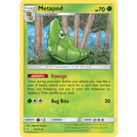 Metapod 3/214 SM Unbroken Bonds Uncommon Pokemon Card NEAR MINT TCG