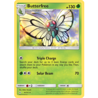 Butterfree 4/214 SM Unbroken Bonds Rare Pokemon Card NEAR MINT TCG
