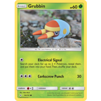 Grubbin 18/214 SM Unbroken Bonds Common Pokemon Card NEAR MINT TCG