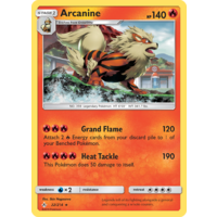 Arcanine 22/214 SM Unbroken Bonds Holo Rare Pokemon Card NEAR MINT TCG