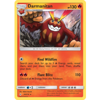 Darmanitan 24/214 SM Unbroken Bonds Rare Pokemon Card NEAR MINT TCG