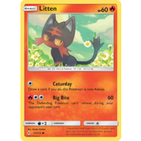 Litten 27/214 SM Unbroken Bonds Common Pokemon Card NEAR MINT TCG
