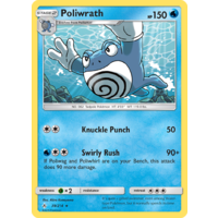 Poliwrath 39/214 SM Unbroken Bonds Rare Pokemon Card NEAR MINT TCG