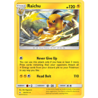 Raichu 55/214 SM Unbroken Bonds Rare Pokemon Card NEAR MINT TCG