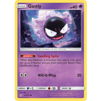 Gastly 67/214 SM Unbroken Bonds Common Pokemon Card NEAR MINT TCG