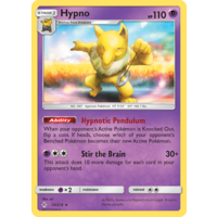 Hypno 72/214 SM Unbroken Bonds Rare Pokemon Card NEAR MINT TCG