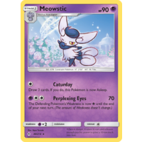 Meowstic 80/214 SM Unbroken Bonds Rare Pokemon Card NEAR MINT TCG